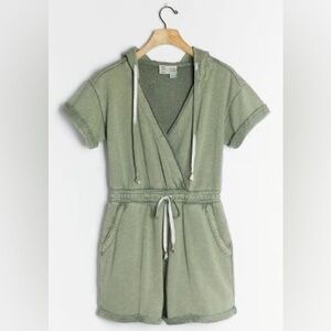 Saturday Sunday by Anthropologie Kendall Hooded Romper
